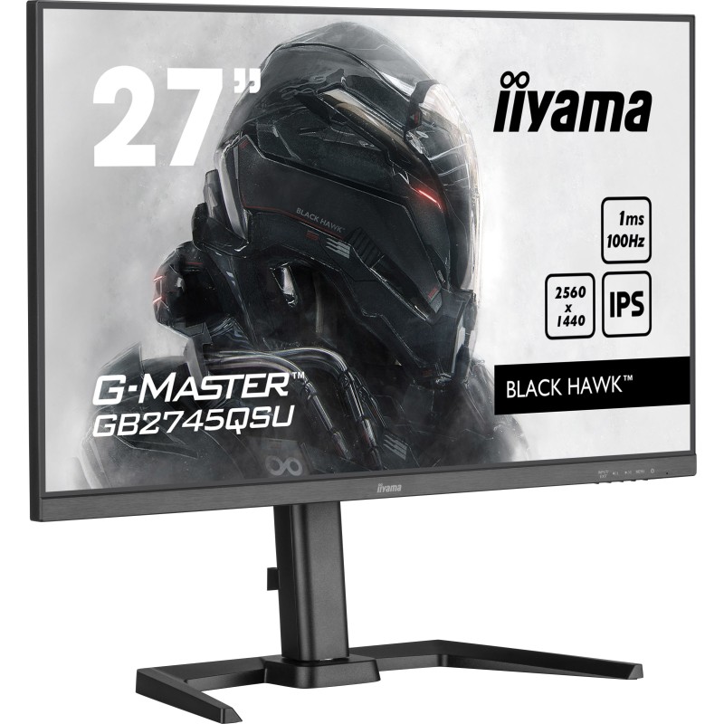 iiyama G-MASTER GB2745QSU-B1 Monitor PC 68,6 cm (27") 2560 x 1440 Pixel 2K Ultra HD LED Nero