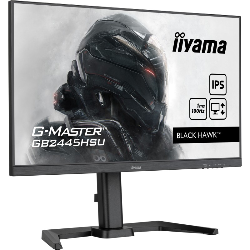 iiyama G-MASTER GB2445HSU-B1 Monitor PC 61 cm (24") 1920 x 1080 Pixel Full HD LED Nero