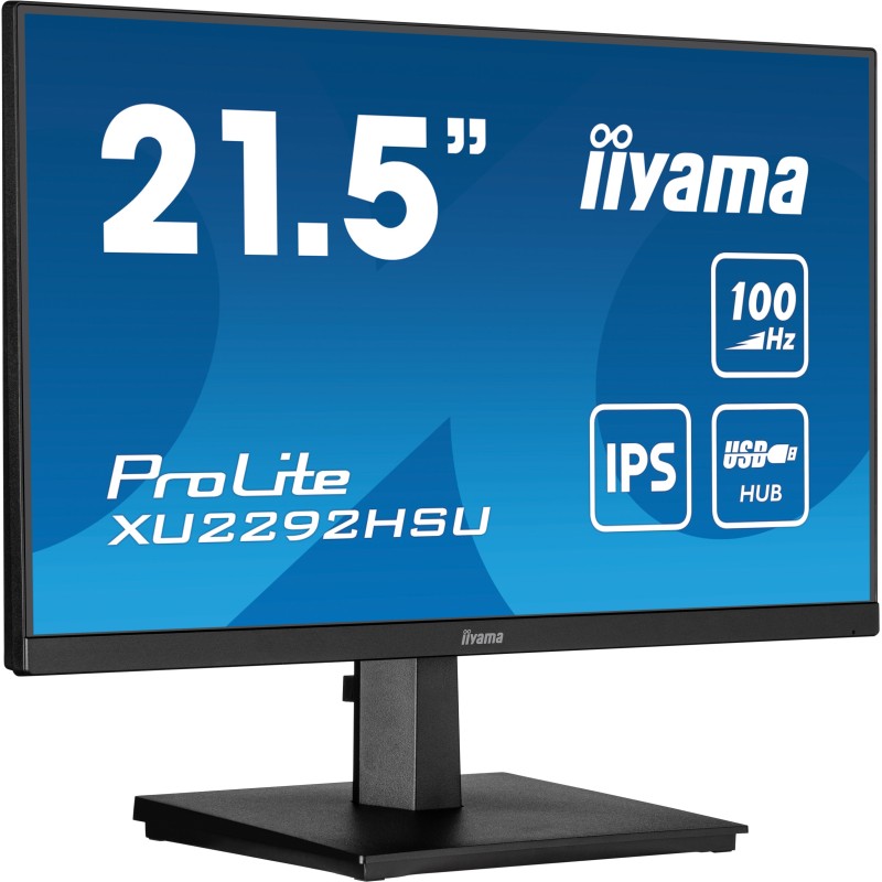 iiyama ProLite XU2292HSU-B6 Monitor PC 54,6 cm (21.5") 1920 x 1080 Pixel Full HD LED Nero