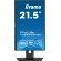 iiyama ProLite XUB2292HSU-B6 Monitor PC 55,9 cm (22") 1920 x 1080 Pixel Full HD LED Nero