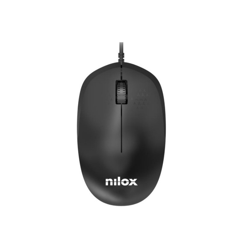 Nilox MOUSB1012 mouse USB tipo A Ottico 1200 DPI