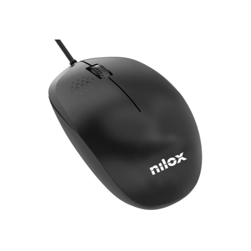 Nilox MOUSB1012 mouse USB tipo A Ottico 1200 DPI