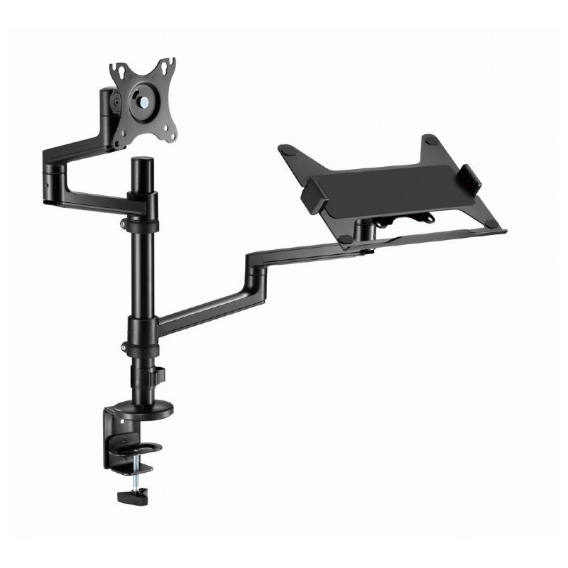 Gembird MA-DA-04 supporto da tavolo per Tv a schermo piatto 81,3 cm (32") Nero Scrivania