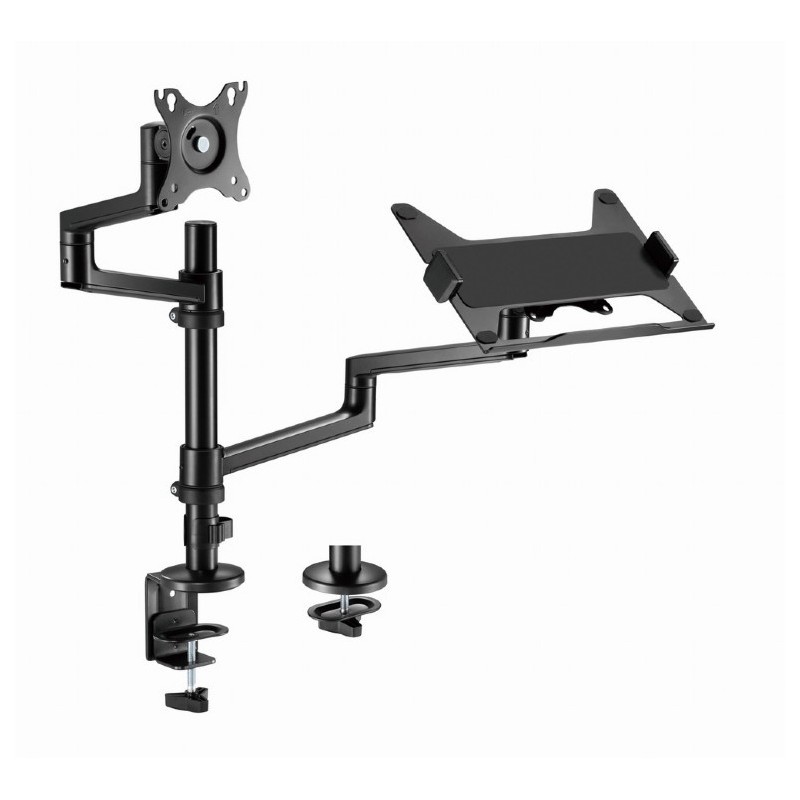 Gembird MA-DA-04 supporto da tavolo per Tv a schermo piatto 81,3 cm (32") Nero Scrivania