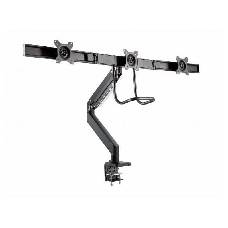 Gembird MA-DA3-03 supporto da tavolo per Tv a schermo piatto 68,6 cm (27") Nero Scrivania