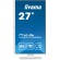 iiyama ProLite XUB2792QSU-W6 Monitor PC 68,6 cm (27") 2560 x 1440 Pixel Wide Quad HD LED Bianco