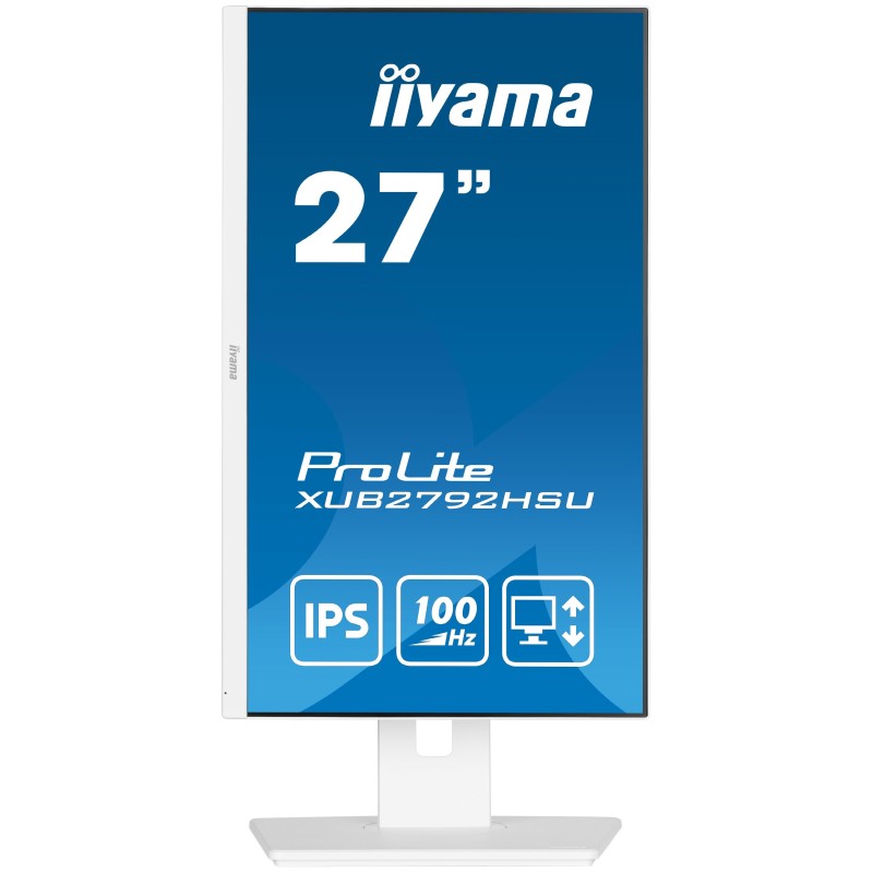 iiyama ProLite XUB2792HSU-W6 LED display 68,6 cm (27") 1920 x 1080 Pixel Full HD Bianco