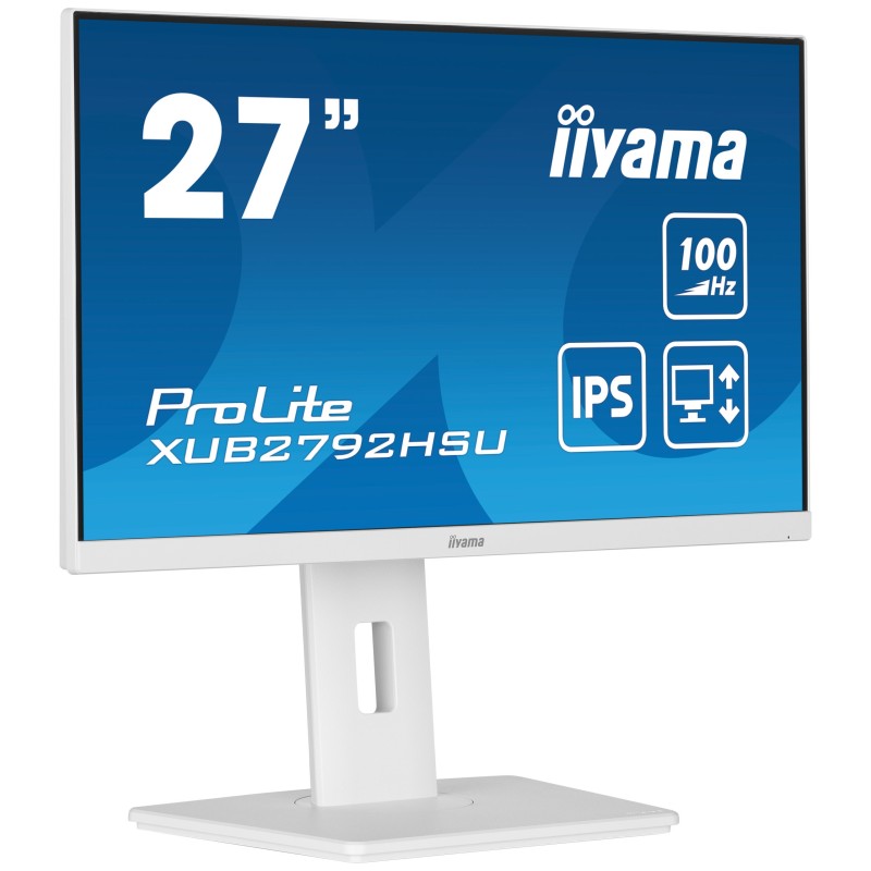 iiyama ProLite XUB2792HSU-W6 LED display 68,6 cm (27") 1920 x 1080 Pixel Full HD Bianco