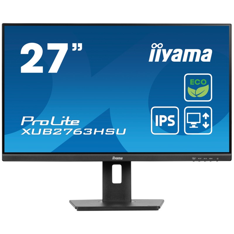 iiyama ProLite XUB2763HSU-B1 Monitor PC 68,6 cm (27") 1920 x 1080 Pixel Full HD LED Nero