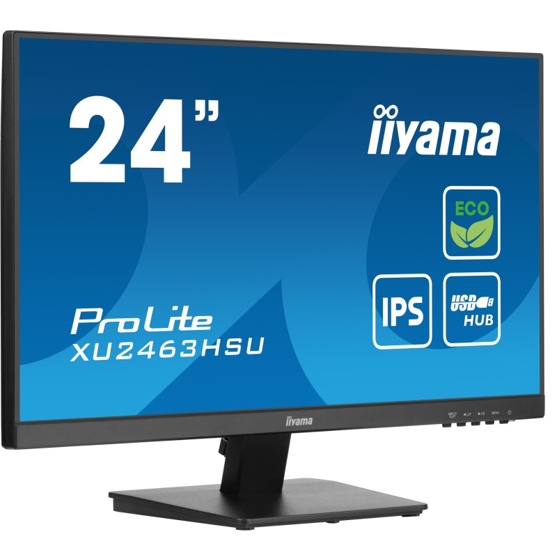 iiyama ProLite XU2463HSU-B1 Monitor PC 60,5 cm (23.8") 1920 x 1080 Pixel Full HD LED Nero