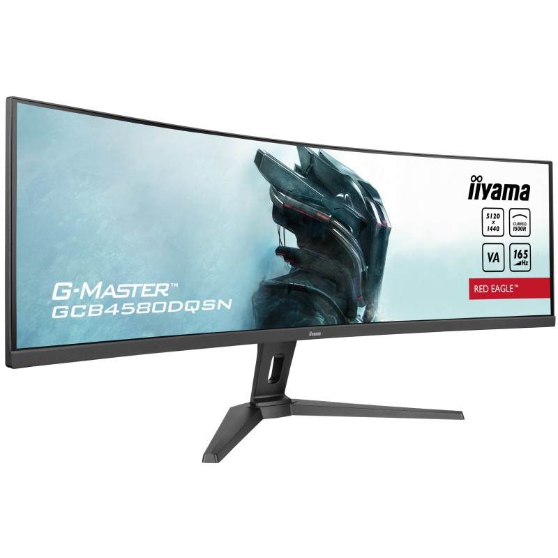 iiyama G-MASTER RED EAGLE CURVED Monitor PC 114,3 cm (45") 5120 x 1440 Pixel Dual QHD LED Nero