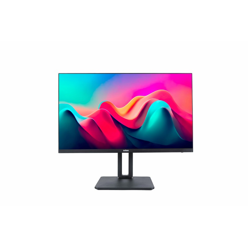 Nilox MONITOR 24" NXM24REG11 LED IPS FHD 5MS REGULABLE HDMI DP VGA MMDIA Monitor PC 61 cm (24") 1920 x 1080 Pixel Full HD Nero