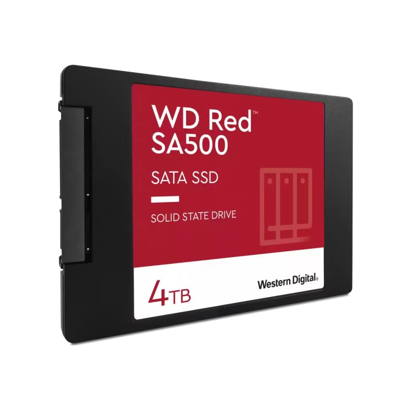 Western Digital Red WDS400T2R0A drives allo stato solido 2.5" 4 TB Serial ATA III 3D NAND