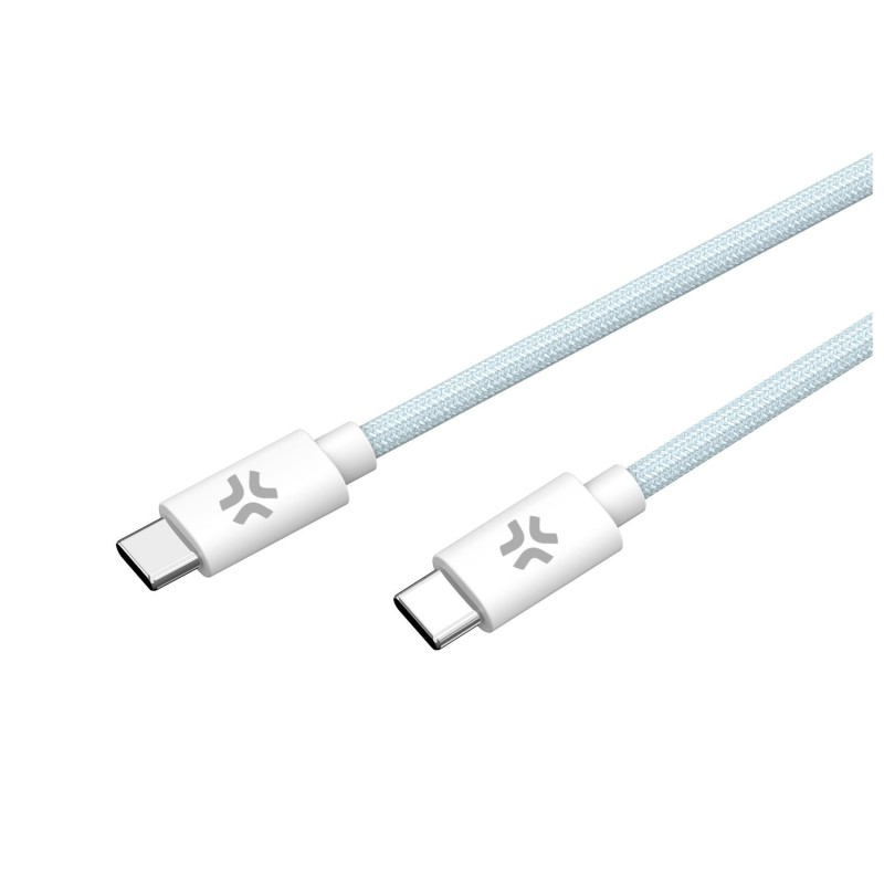 Celly USBCUSBCCOTTLB cavo USB 1,5 m USB C Blu, Bianco