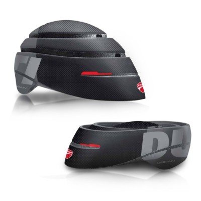 Ducati DUC-HLM-FLD M casco sportivo Nero, Grigio, Rosso
