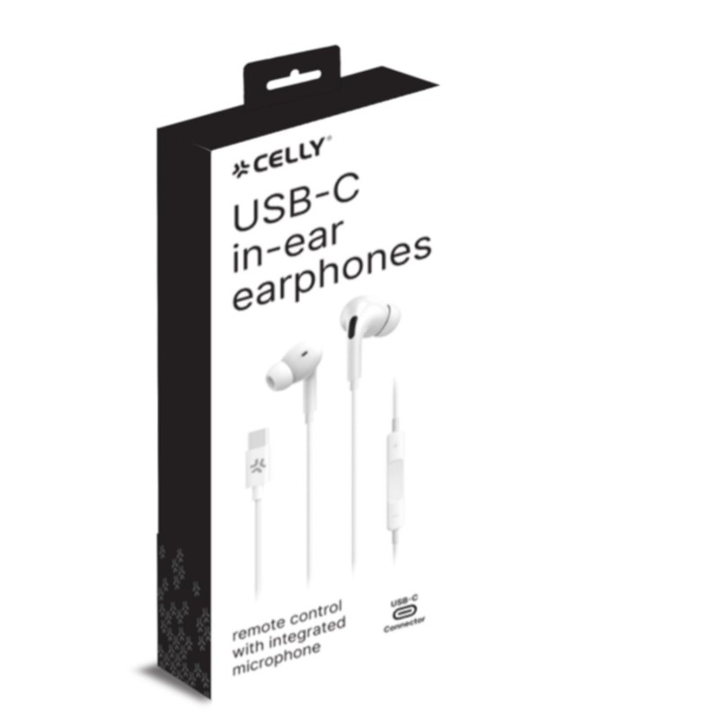 Celly UP1200TYPEC - USB-C Stereo Wired in-ear Earphones