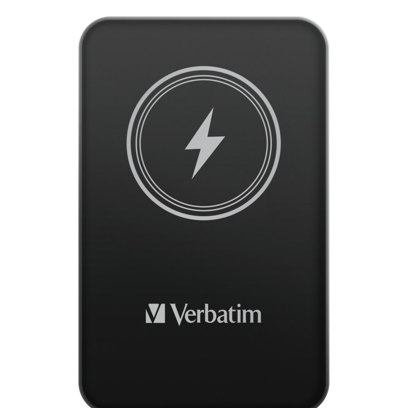 Verbatim Charge 'n' Go Polimeri di litio (LiPo) 5000 mAh Carica wireless Nero