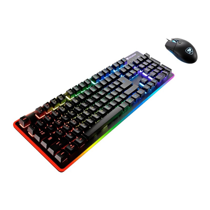 COUGAR Gaming DEATHFIRE EX tastiera Mouse incluso USB QWERTZ Nero