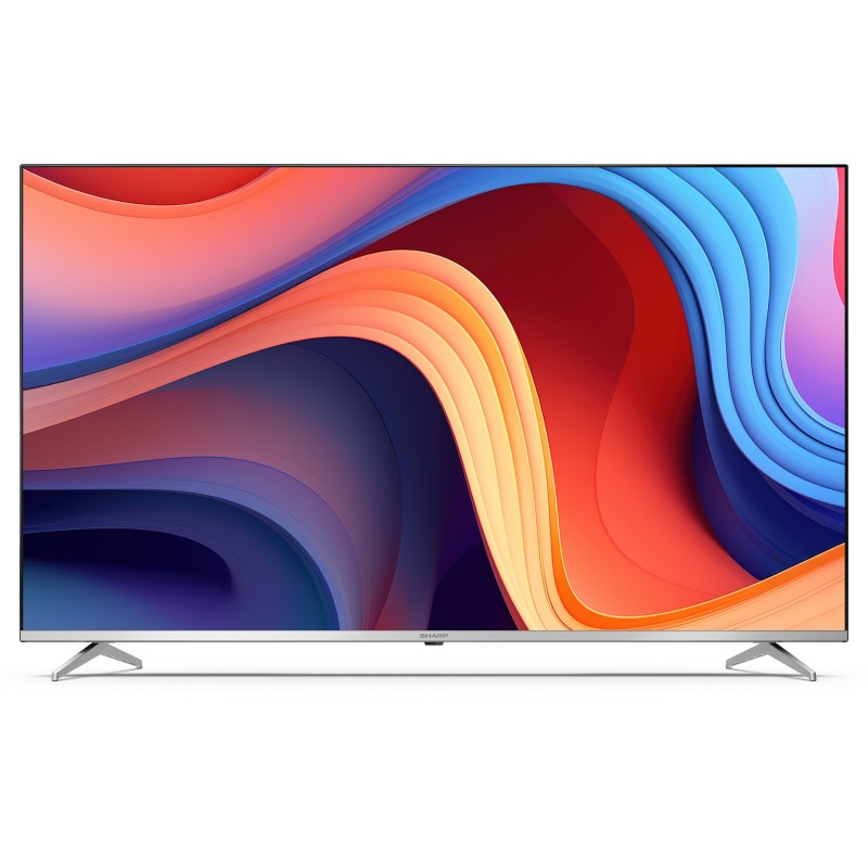 Sharp 55GP6260E TV 139,7 cm (55") 4K Ultra HD Smart TV Wi-Fi Nero, Argento