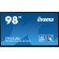 iiyama TE9812MIS-B3AG visualizzatore di messaggi Design chiosco 2,49 m (98") LCD Wi-Fi 400 cd m² 4K Ultra HD Nero Touch screen