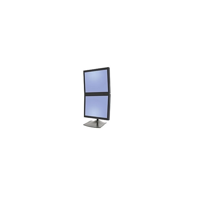 Ergotron DS Series DS100 Dual Monitor Desk Stand, Vertical 61 cm (24") Nero Scrivania