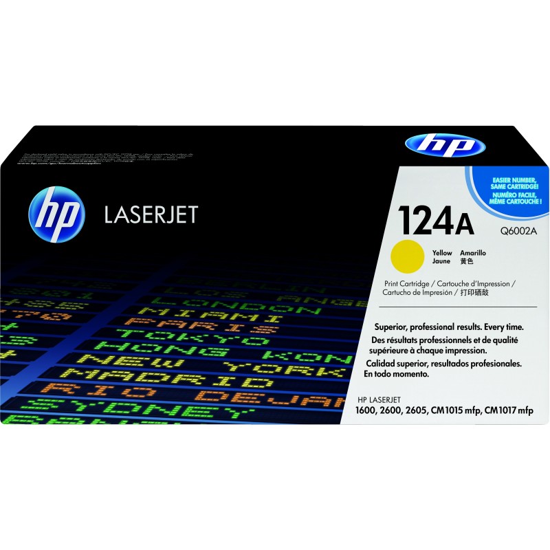 HP Cartuccia Toner originale giallo LaserJet 124A