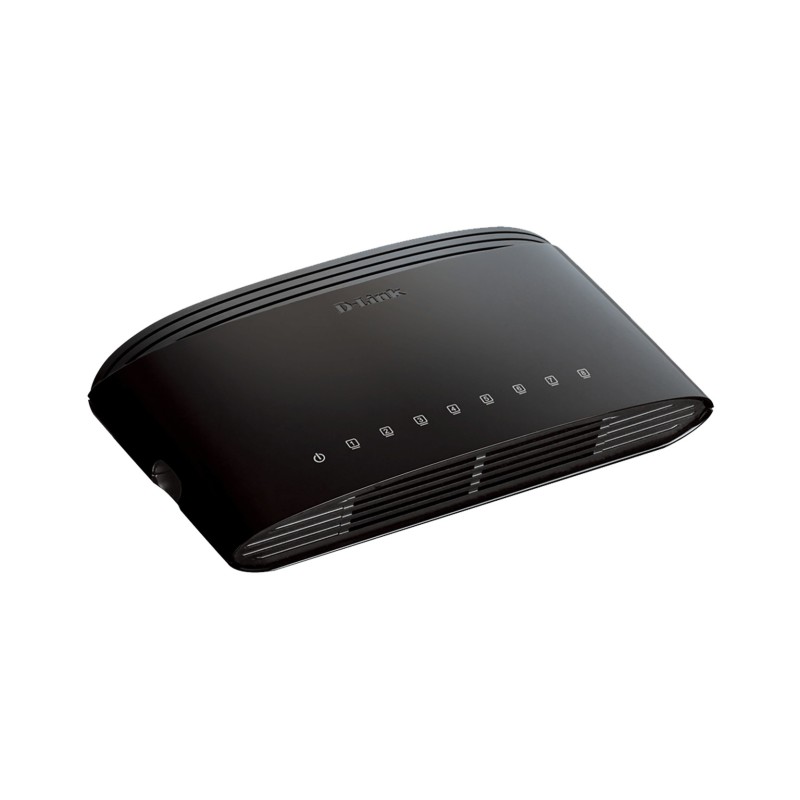 D-Link DES-1008D Non gestito Fast Ethernet (10 100) Nero