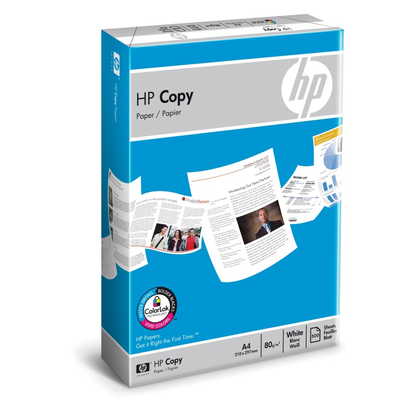 HP Confezione da 500 fogli carta per fotocopie da 80 g m² A4 210 x 297 mm