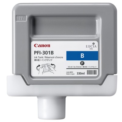 Canon PFI-301GY Pigment Blue Ink Cartridge cartuccia d'inchiostro 1 pz Originale Blu