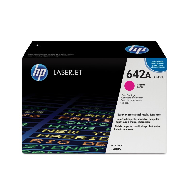 HP 642A Magenta Original LaserJet Toner Cartridge cartuccia toner 1 pz Originale