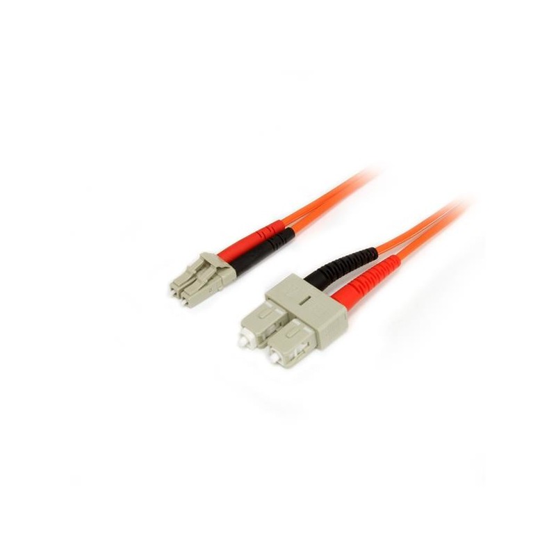 StarTech.com Cavo patch duplex in fibra multimodale 50 125 2 m LC - SC