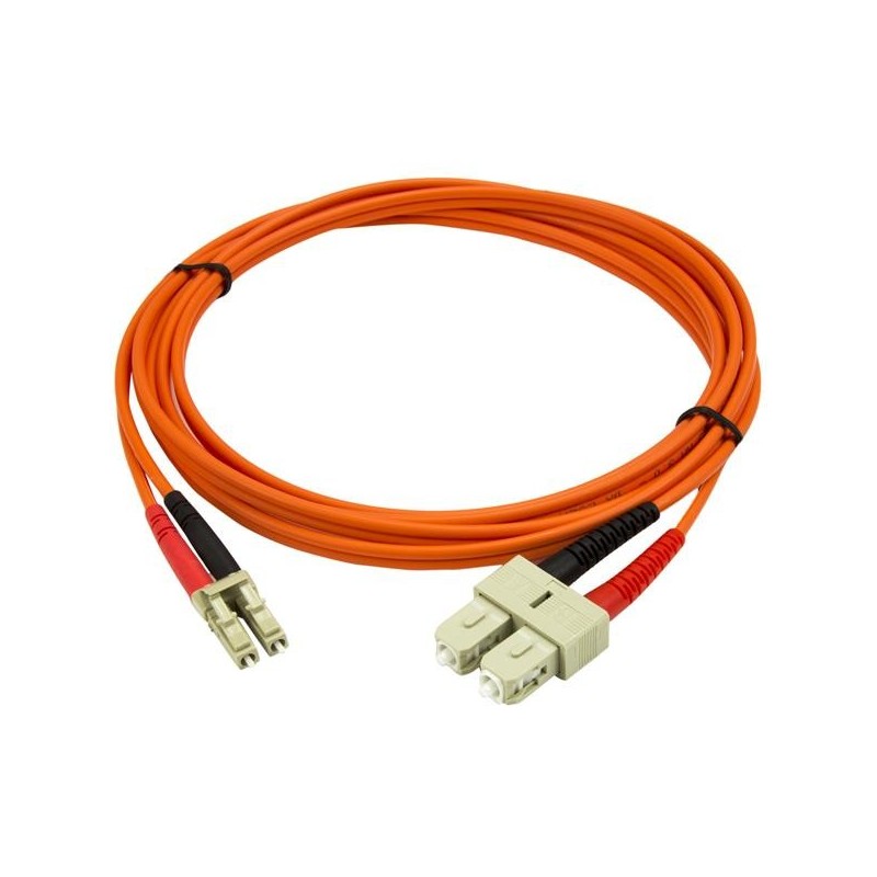 StarTech.com Cavo patch duplex in fibra multimodale 50 125 2 m LC - SC