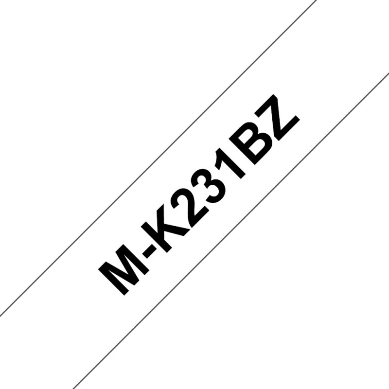 Brother MK231BZ nastro per etichettatrice Nero su bianco M