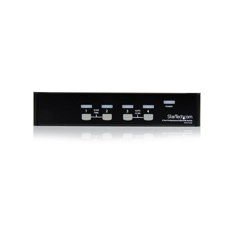 StarTech.com Switch KVM professionale VGA USB a 4 porte con hub