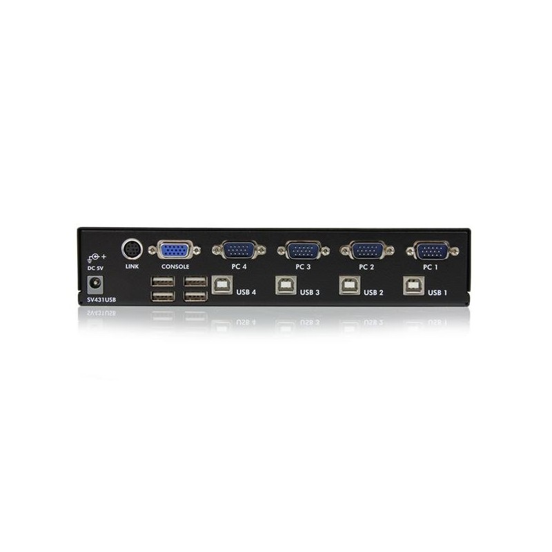 StarTech.com Switch KVM professionale VGA USB a 4 porte con hub