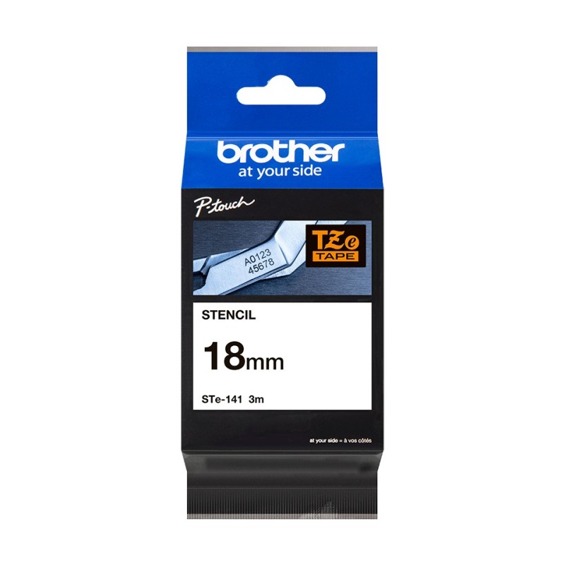 Brother STE-141 etichetta non adesiva 1 pz Nero