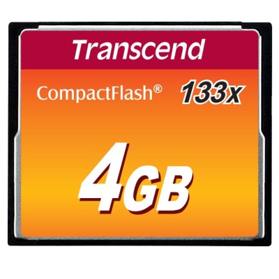 Transcend TS4GCF133 memoria flash 4 GB CompactFlash MLC