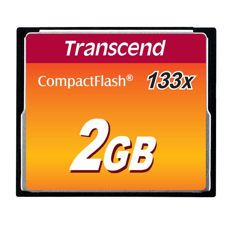 Transcend TS2GCF133 memoria flash 2 GB CompactFlash MLC