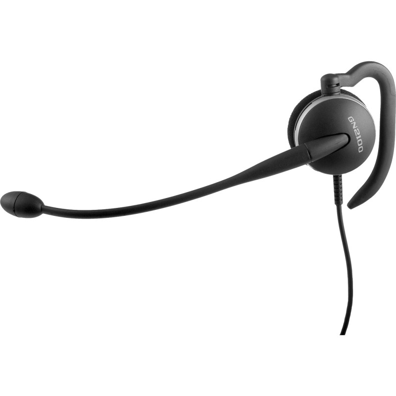 Jabra GN2100 FlexBoom Monaural Auricolare Cablato A clip Ufficio Bluetooth Nero