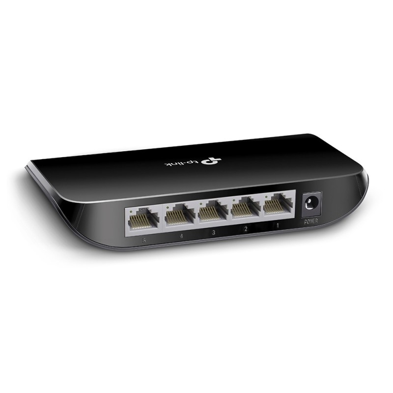 TP-Link TL-SG1005D switch di rete Non gestito Gigabit Ethernet (10 100 1000) Nero