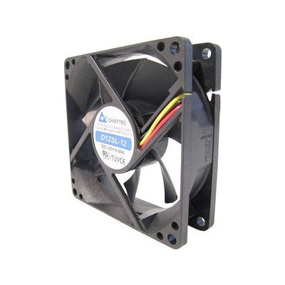 Chieftec AF-1225PWM sistema di raffreddamento per computer Case per computer Ventilatore Nero
