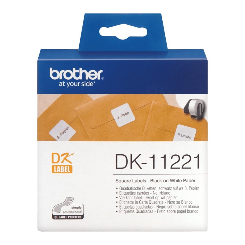 Brother DK-11221 nastro per etichettatrice Nero su bianco