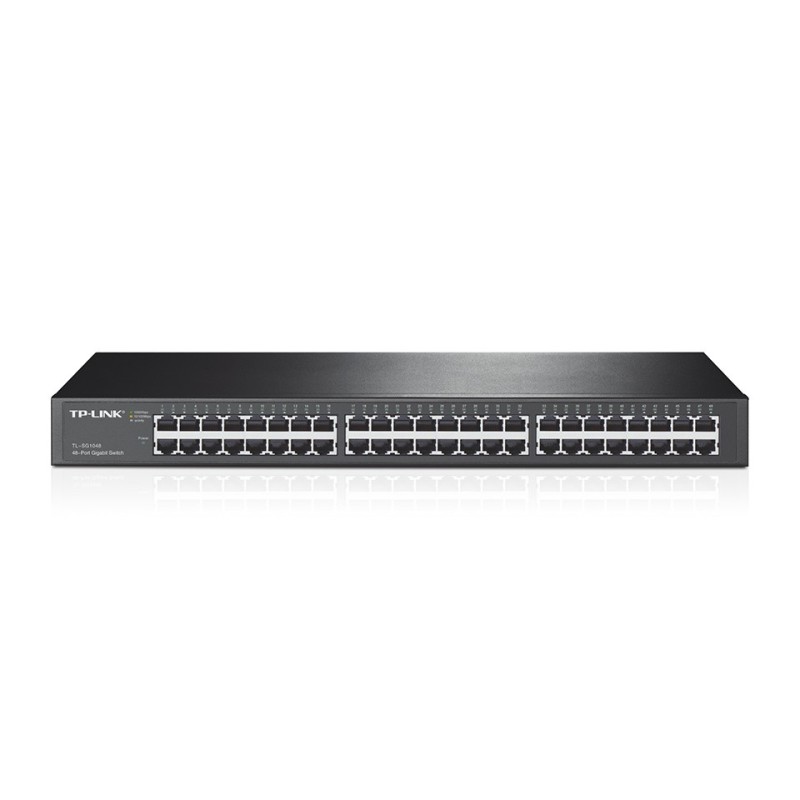 TP-Link TL-SG1048 Non gestito Gigabit Ethernet (10 100 1000) 1U Nero