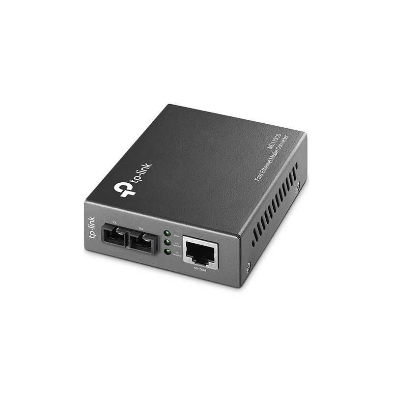 TP-Link MC110CS convertitore multimediale di rete 100 Mbit s 1310 nm Modalità singola Nero