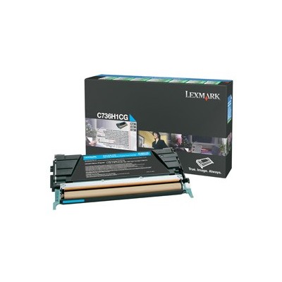 Lexmark C736H1CG cartuccia toner 1 pz Originale Ciano