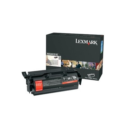 Lexmark X654, X656, X658 Extra High Yield Print Cartridge cartuccia toner Originale Nero