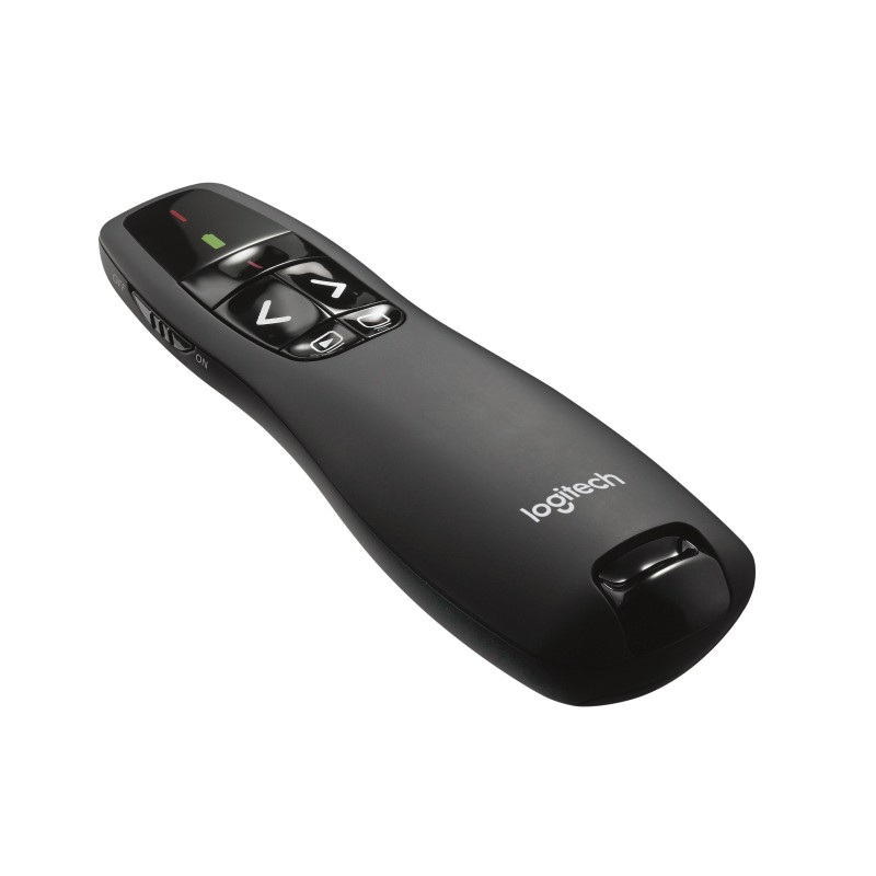 Logitech R400 puntatore wireless RF Nero