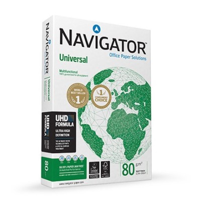 Navigator Universal carta inkjet A4 (210x297 mm) 500 fogli Bianco