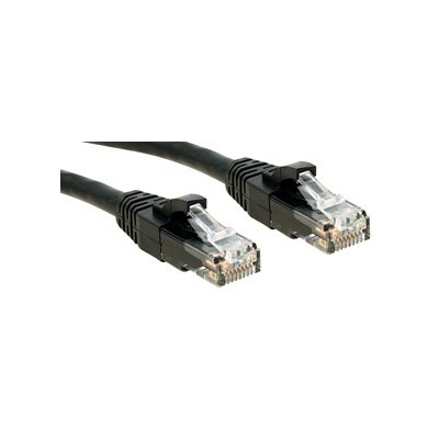 Lindy Cat.6 UTP 0.3m cavo di rete Nero 0,3 m Cat6 U UTP (UTP)