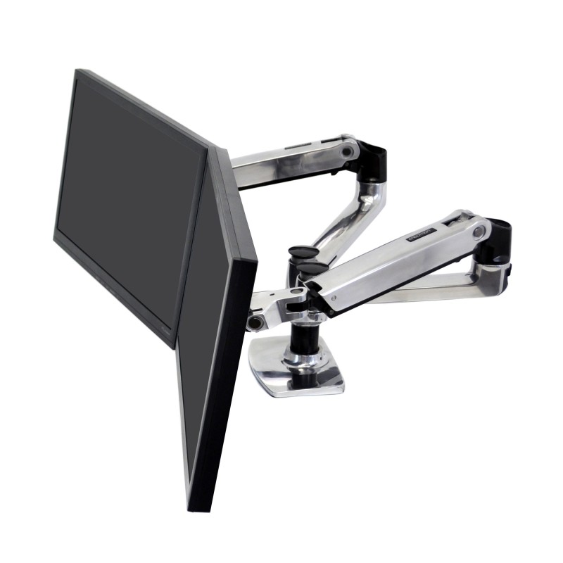 Ergotron LX Series 45-245-026 supporto da tavolo per Tv a schermo piatto 68,6 cm (27") Argento Scrivania